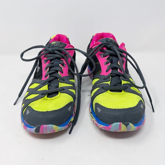 FILA Womens 7 Shadow Sprinter Running Shoes Sneakers Training Athletic Pink Gray - Picture 6 of 11